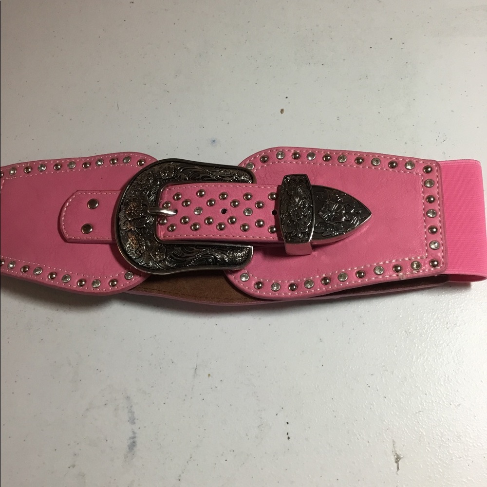 Montana West western pink belt S